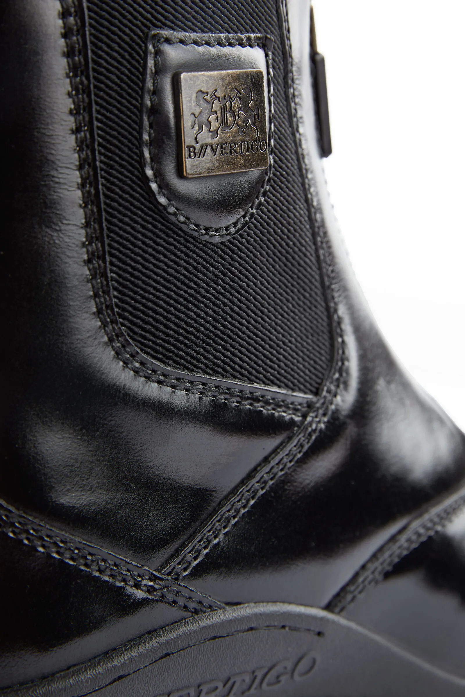 B Vertigo Botines de Cuero con CremalleraDelantera para Mujer Saturn
