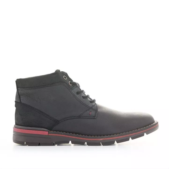 Botines Lobo manaslu negros de piel