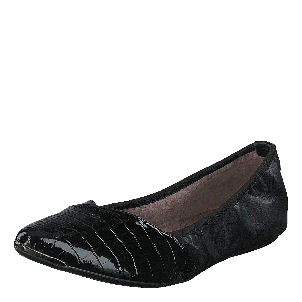 Butterfly Twists zapatos Ivy Black Patent Croc