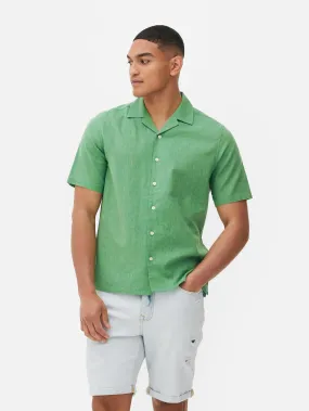 Camisa de manga corta con botones