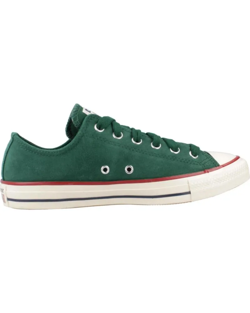 Deportivas CONVERSE  de Mujer y Hombre y Niña y Niño ZAPATILLAS HOMBRE MODELO CHUCK TAYLOR ALL STAR SUEDE COLOR V  GREEN