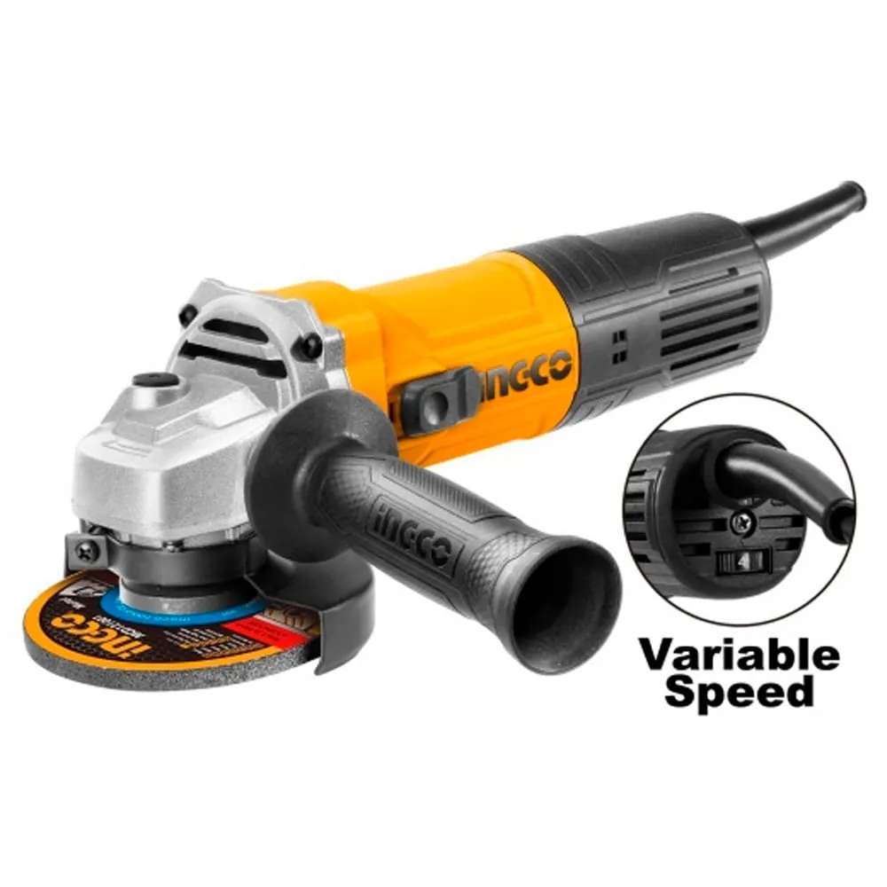 Esmeril Amoladora Ingco AG900285 5″ 900w Velocidad Variable