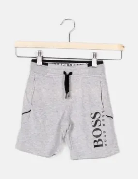 Hugo Boss Bermuda chándal gris