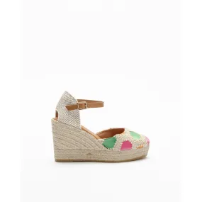 Sandalias con cuña PROF 24136 Multicolor