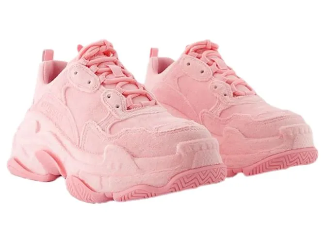 ZAPATILLAS TRIPLE S  BALENCIAGA  CUERO  ROSA 